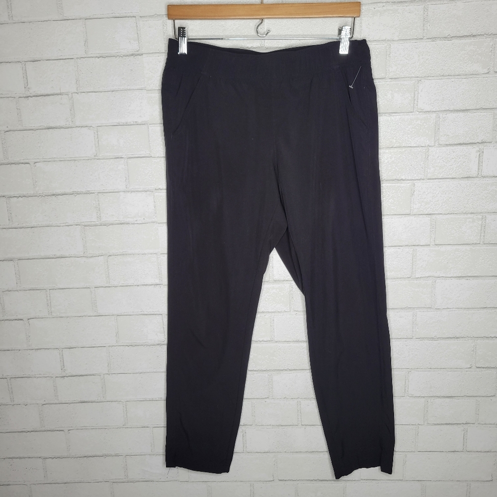Eddie Bauer Black Relaxed Stretch Jogger Pants